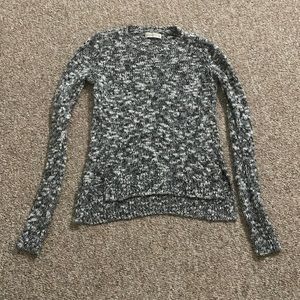 Abercrombie black and white knit sweater. Size small.